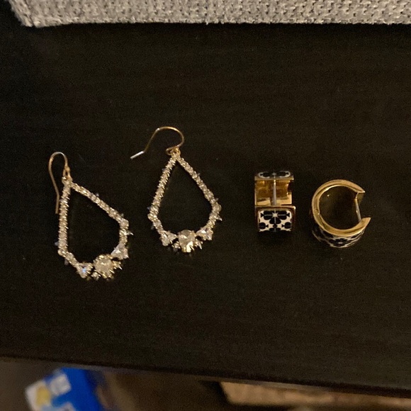 Designer earrings Alexis Bittar. Tori Burch Kate Spade all signed. - Picture 3 of 5